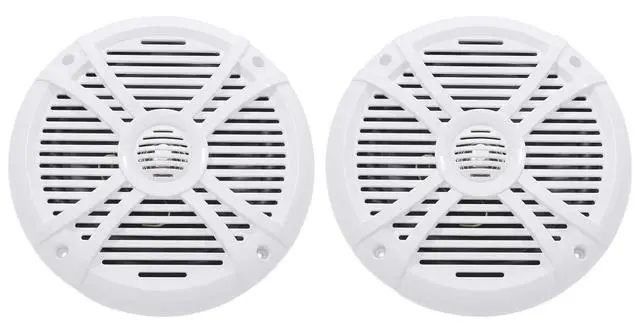 Alt view image 2 of 4 - RMSTS80W 8-in 2000-Watt 2-Way White Waterproof Marine Boat Speakers with 1-in PEI Dome Tweeters, Polypropylene Cones, Rubber Surrounds, 4-Piece
