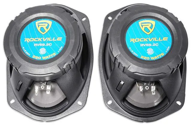 Alt view image 4 of 4 - RV69.2C 2000-Watt Peak/440-Watt RMS 6x9 in 4-Ohm Component Car Speakers, Butyl Rubber Surrounds, Aluminum Voice Coils, for Car Audio Systems, 8-Piece