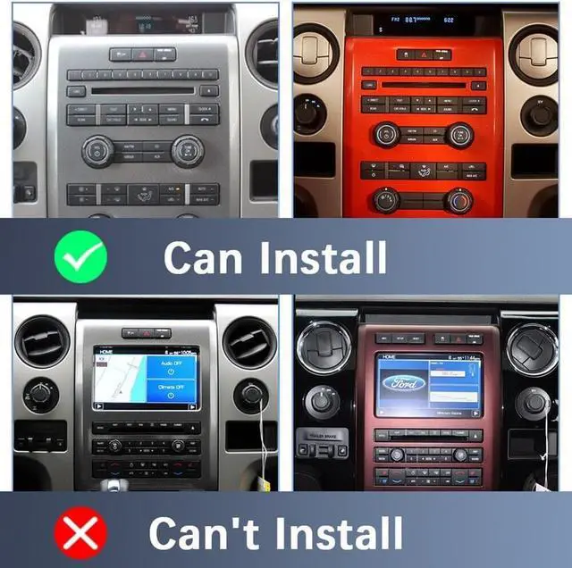 Alt view image 3 of 4 - 4+64G 9.7" Car Stereo Radio Upgrade for Ford F150 F-150 2009 2010 2011 2012 2013 2014 Android 14 Vertical Touchscreen w/Wireless Carplay & Android Auto,GPS Navi BT SWC WiFi FM DSP AHD Backup Camera