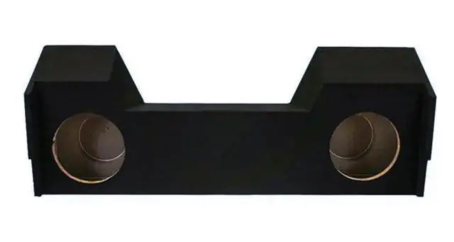Alt view image 6 of 6 - 2X12DTB-CREW-19UP Dual 12 Inch Subwoofer Box Enclosure Compatible with Dodge Ram Crew Cab 2019-2025