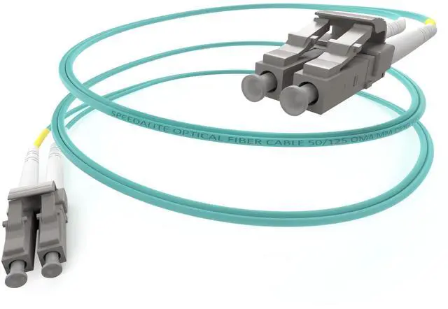 Main image of 20-Pack 4M LC-LC Fiber Patch Cable OM4 Multimode Duplex 100Gig OFNR, 4 Meter