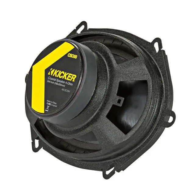 Alt view image 4 of 4 - 46CSC684 CS Series 6x8 Inches Coaxial Car Speakers 2 Pairs (4 Speakers), 2-Way Car Audio Upgrade, 225W Peak Power, EVC Technology, Polypropylene Cone, Zero-Protrusion Tweeters