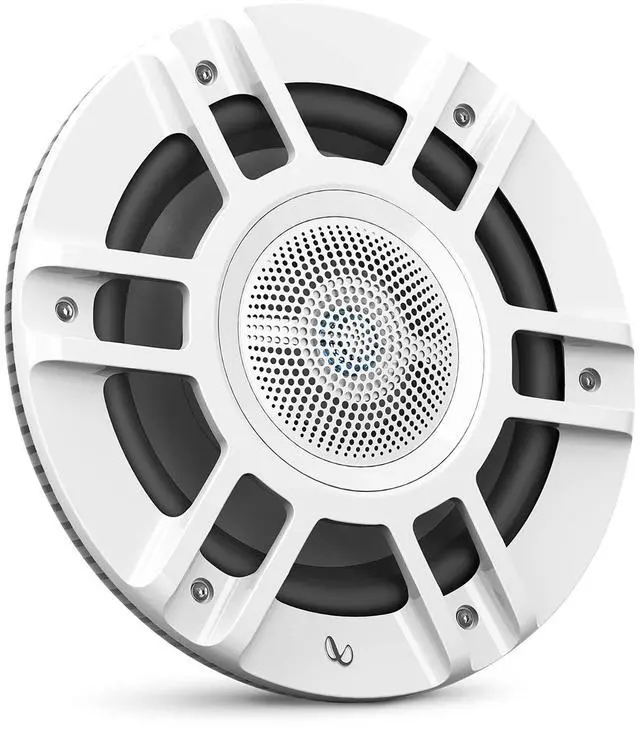 Alt view image 2 of 6 - KAPPA8130MAM - Kappa Marine KAPPA8130M White 8" Premium 3-Way RGB LED Convertible Speakers
