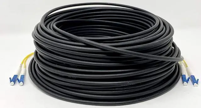 Alt view image 2 of 2 - Direct Burial/Outdoor LC-LC 2-Strand Fiber Optic Cable - Singlemode (9/125) - 75M (246ft)