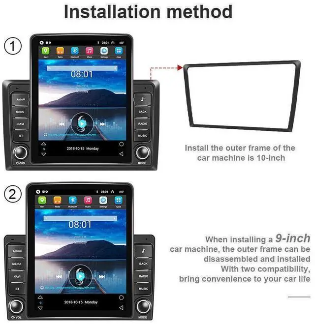 Alt view image 2 of 4 - Car Stereo Radio for Toyota FJ Cruiser 2007-2014 with Wireless Carplay & Android Auto,9.7 Inch Car Audio Receiver GPS Navigation Unit with Bluetooth Head Unit Backup Camera WiFi SWC- 2G+32G