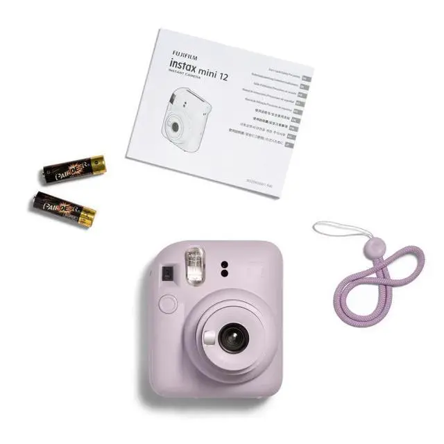 Alt view image 6 of 6 - Fujifilm Mini 12 Instant Camera with 40 Shot Film Pack - Lilac Purple