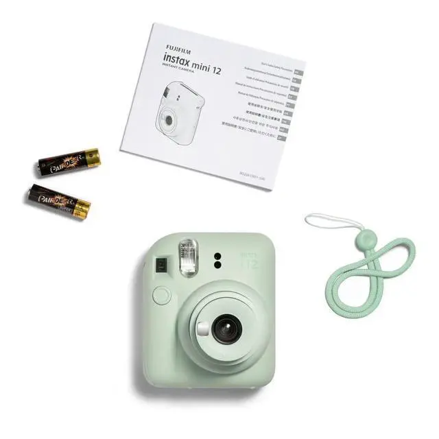 Alt view image 6 of 6 - Fujifilm Mini 12 Instant Camera with 40 Shot Film Pack - Mint Green
