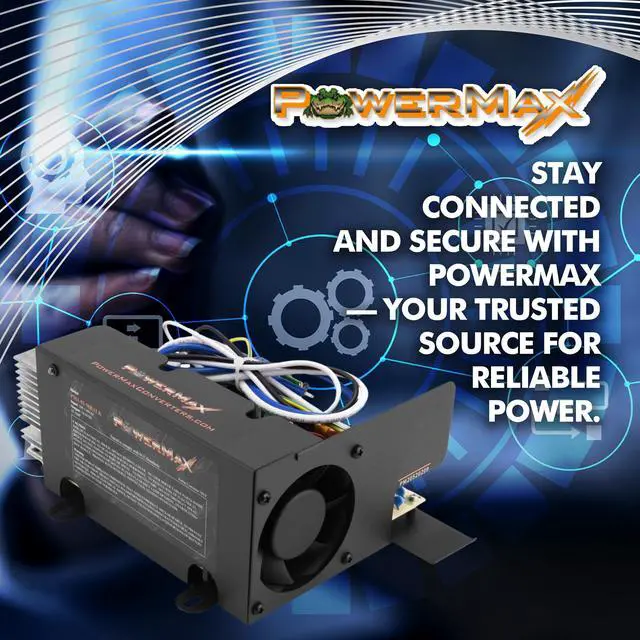 Alt view image 2 of 6 - PM3-45MBALK Smart Battery Charger Built-in 3 Stage Charging w/LED Light