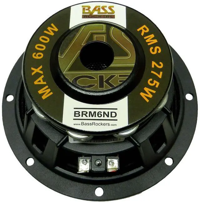 Alt view image 5 of 6 - 6.5" 650W Neodymium Mid-Range Speaker 8-Ohm (BRM6ND)