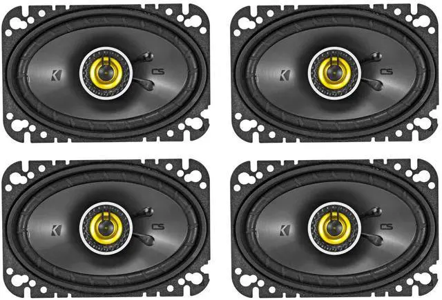 Main image of (4) 46CSC464 4x6 300 Watt 4-Ohm 2-Way Car Audio Speakers CSC464