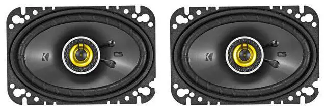 Alt view image 2 of 6 - (4) 46CSC464 4x6 300 Watt 4-Ohm 2-Way Car Audio Speakers CSC464