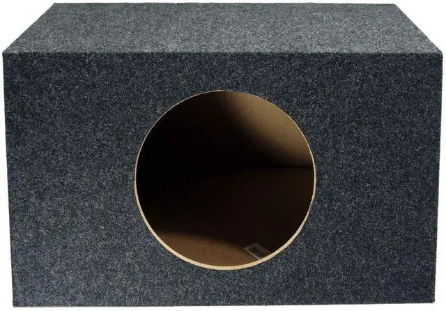 Alt view image 3 of 4 - Universal Car Audio Custom Hatchback Sealed Single 10" Sub Enclosure Alpine S-W10D4 Type S Subwoofer Loaded Box Package