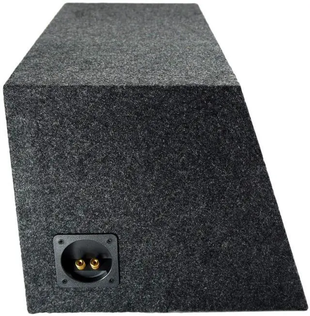 Alt view image 4 of 4 - Universal Car Audio Custom Hatchback Sealed Single 10" Sub Enclosure Alpine S-W10D4 Type S Subwoofer Loaded Box Package