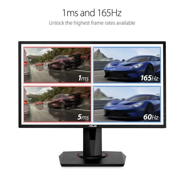 Alt view image 3 of 4 - VG248QG 24 G-Sync Compatible Gaming Monitor 165Hz Full HD 1080p 0.5ms DP HDMI DVI Eye Care