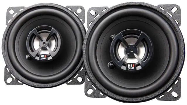 Main image of Discus High-Performance 4" 2-Way Car Audio Component Coaxial Speakers, 80W Peak Power, 40W RMS, 4 Ohm, and 88db Sensitivity