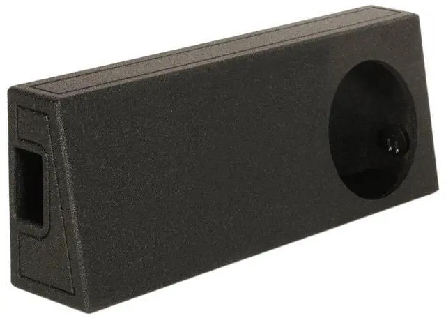 Main image of REC122 Single 12" Ported Subwoofer Enclosure Box, Behind Seat Truck Fit, 3/4" MDF, Bed Liner Finish, 1.88 Cu Ft, 40Hz Tuning
