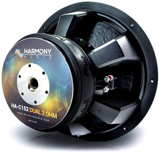 Alt view image 4 of 4 - HA-C152 Car Stereo Competition Carbon 15" Sub 2800W Dual 2 Ohm Subwoofer New