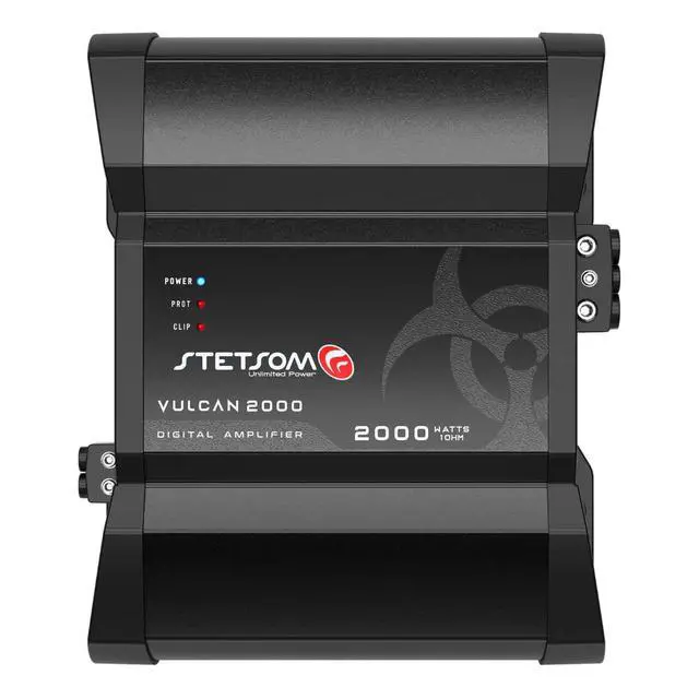 Alt view image 3 of 4 - Vulcan 2000 1 Ohm Car Amplifier, Mono Full Range 2000.1 2K Watts RMS, 1 Stable Car Audio, HD Sound Quality, Crossover & Bass Boost, Car Stereo Speaker Subwoofer MD, Smart Coolers