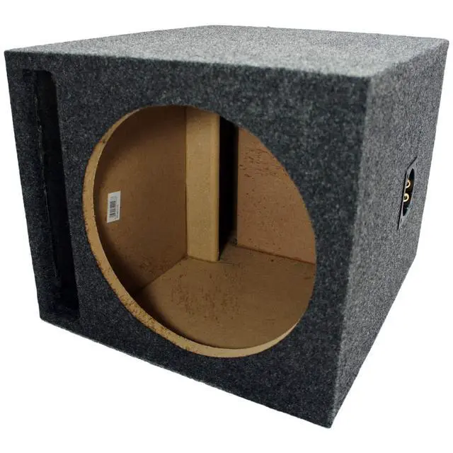 Alt view image 2 of 4 - Alpine Type S Bundle Compatible with Universal Car S-W12D4 Single 12" Slotted S Port Loaded Sub Box Enclosure - Final 2 Ohm
