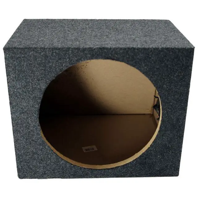 Alt view image 3 of 4 - Universal Car Stereo Rearfire Sealed Single 12" Alpine S-W12D4 Type S Car Audio Subwoofer Custom Sub Box Enclosure Package New