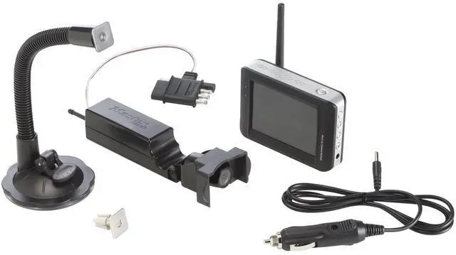 Main image of 4843DATSEN Vehicle Back Up and Hitch Alignment Camera with 3.5 Inch Color Monitor