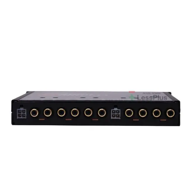 Alt view image 4 of 4 - Cerwin Vega 5-Band Pre-Amp Equalizer with Built-in Bass Processor - Ultimate Car Audio System Accessory, High-Level Input, Subwoofer Level Control, Selectable Low Pass Filter, Auxiliary Input EQP850