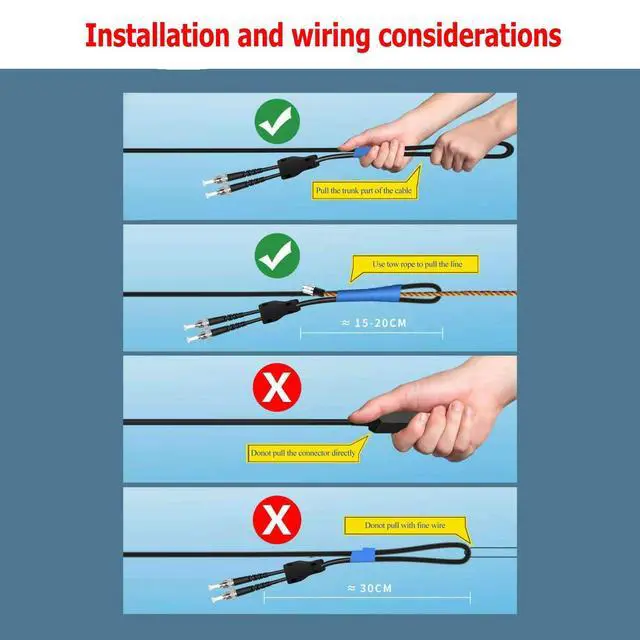 Alt view image 2 of 2 - 100Meters 328ft ST to ST 10/40/100Gbs OM4 Outdoor Armored Duplex Fiber Optic Cable Jumper Optical Patch Cord Multimode 50/125 100M ST-ST