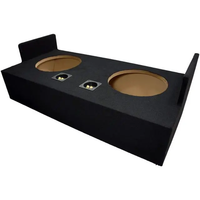 Alt view image 3 of 4 - Compatible with Ford Ranger Extended Super Cab Truck 1993-2012 Dual 12" Subwoofer Sub Box Speaker Enclosure