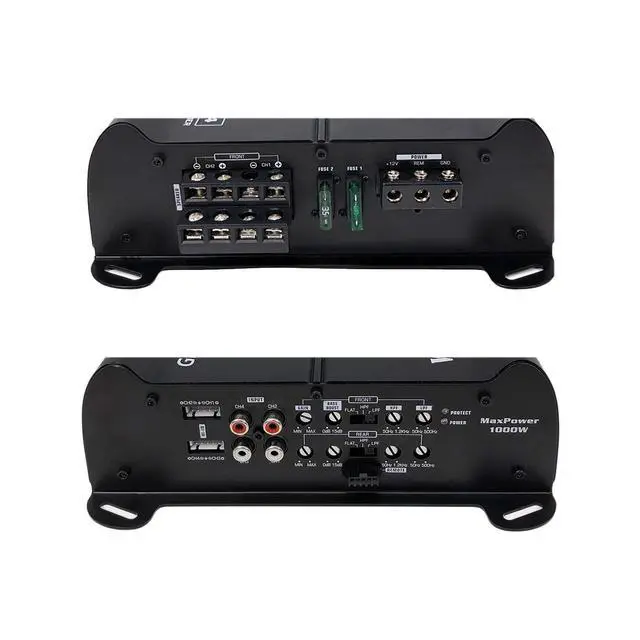 Alt view image 5 of 6 - Car Amplifiers - WZ1000.4 Warzone 1000W 4 Channels Class A/B Amp 2/4 Ohm Stable with Remote Sub Control