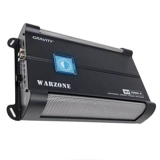 Alt view image 6 of 6 - Car Amplifiers - WZ1000.4 Warzone 1000W 4 Channels Class A/B Amp 2/4 Ohm Stable with Remote Sub Control