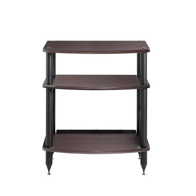 Alt view image 4 of 6 - Vulcan TT Turntable Stand with Vinyl Record Storage (Espresso)