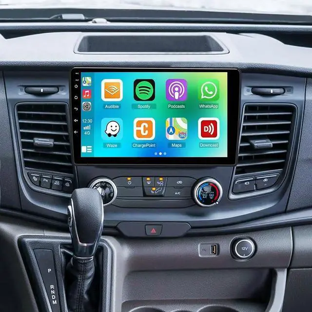 Main image of Car Stereo Radio for Ford Transit Custom 2020 2021 2022 2023 2024 Android 14 for Carplay Wireless/Wire Android Auto 10 Inch GPS Navi Screen 2GB+32GB, Only Fit for high-end Vehicle Model