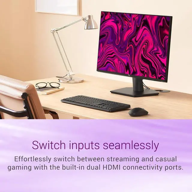 Alt view image 4 of 4 - S27 Series - 27" FHD Monitor - IPS 144Hz Refresh Rate - AMD FreeSync - VESA, 16:9 Monitor, 1000: 1 Contrast Ratio, 1ms MPRT Grey-to-Grey Response Time, Low Blue Light, 2 x HDMI, Black