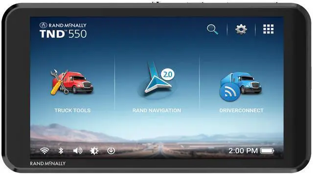 Main image of TND 550 5-inch GPS Truck Navigator with Industry's Best Custom Trucking Routes, Rand Navigation 2.0, Download 2025 Maps