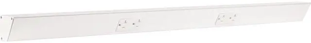 Main image of Task Lighting TR Series Angle Power Strip, 36 inch, 2 Dual Receptacles, White