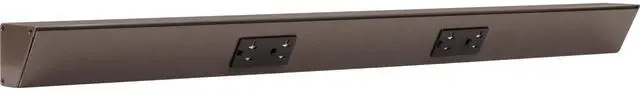 Main image of Task Lighting TR Series Angle Power Strip, 30 inch, 2 Dual Receptacles, Bronze