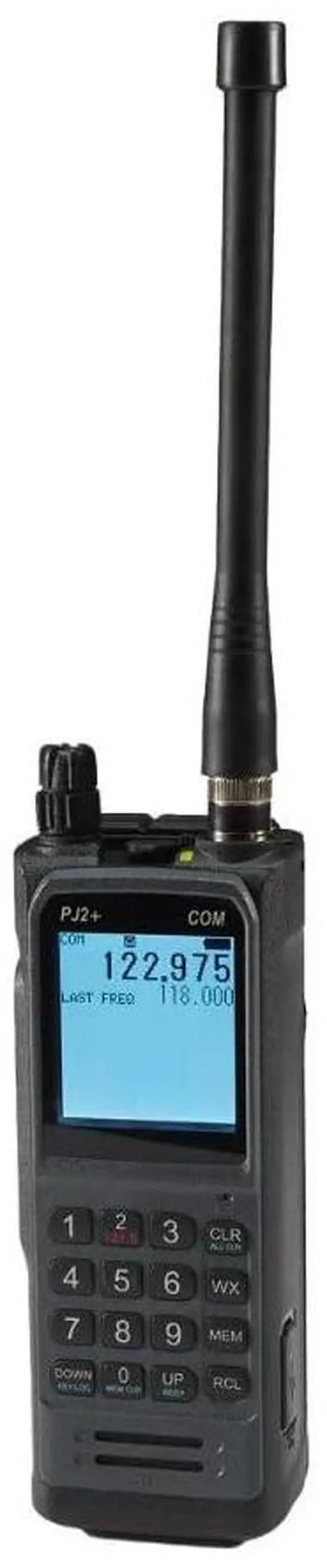 Main image of PJ2+ COM Aviation Handheld Radio | Easy-to-Read Screen, Oversized Keypad, Powerful 6-Watt Peak Transmit Power, No Adapters Necessary