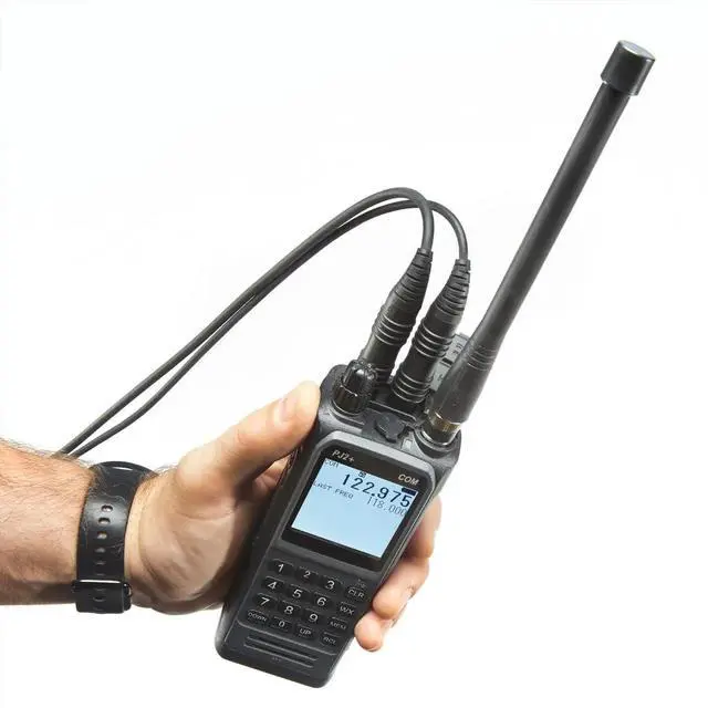 Alt view image 2 of 4 - PJ2+ COM Aviation Handheld Radio | Easy-to-Read Screen, Oversized Keypad, Powerful 6-Watt Peak Transmit Power, No Adapters Necessary