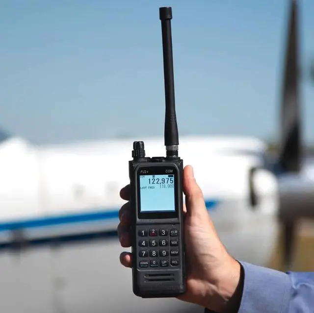 Alt view image 3 of 4 - PJ2+ COM Aviation Handheld Radio | Easy-to-Read Screen, Oversized Keypad, Powerful 6-Watt Peak Transmit Power, No Adapters Necessary