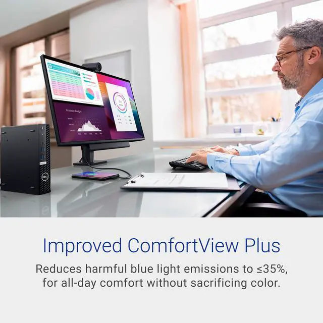 Alt view image 2 of 4 - 27 Monitor - P2725H - 27-inch Full HD (1920 × 1080) 100Hz Display, IPS Panel, 99% sRGB, 1500:1 Contrast Ratio, Tilt/Swivel/Pivot/Height Adjustable, 3-Year Advanced Exchange Service - Black