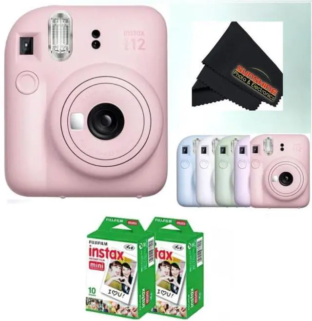 Main image of Instax Mini 12 Instant Camera (Blossom Pink w/Twin Pack)
