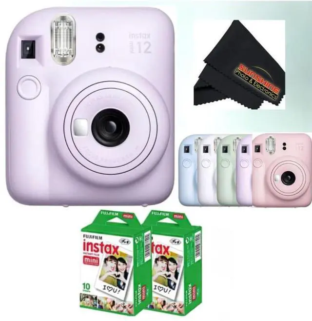 Main image of Instax Mini 12 Instant Camera (Lilac Purple w/Twin Pack)