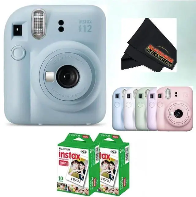 Main image of Instax Mini 12 Instant Camera (Pastel Blue w/Twin Pack)