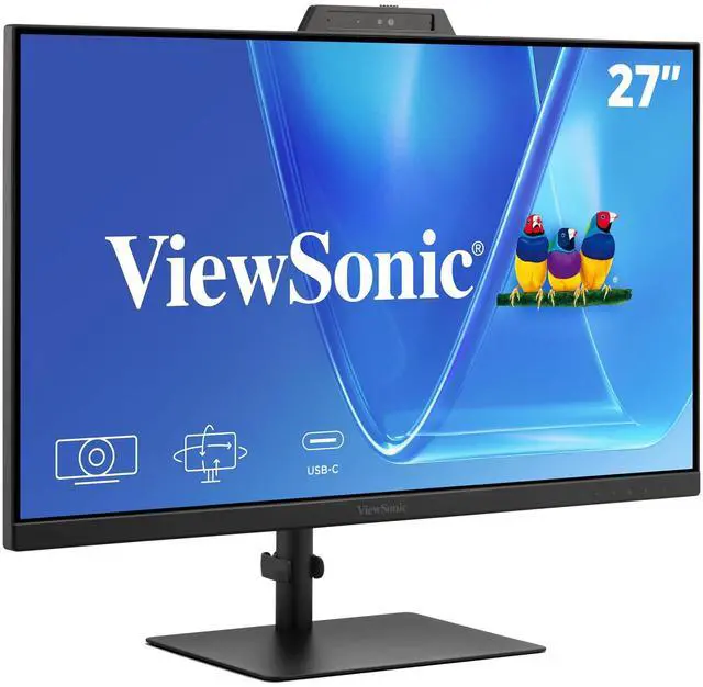 Main image of VG2741V 27 Inch 1080p Monitor, IPS Display with Windows Hello, Built-in Microphone, and IR 5MP Webcam for Smooth Video Conferencing, Advanced Ergonomics, USB-C, HDMI, and DisplayPort Inputs