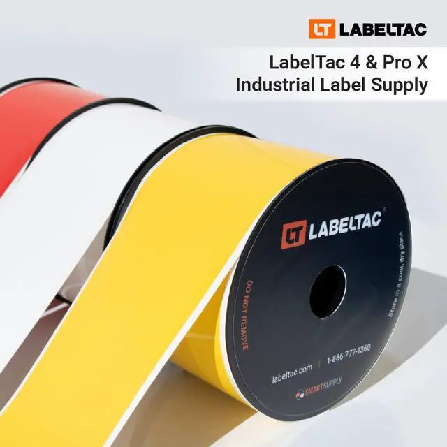 Alt view image 2 of 4 - LT4/LT4P/LTPX Label Supply 1.5" x 150' Clear