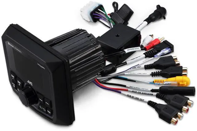 Alt view image 4 of 4 - KD-MR305BTS Marine Guage Receiver Weatherproof, 2.7 Inch LCD, Built in Amplifer, Bluetooth, Digital Media MP3 Player, No CD Player, USB Port, AM/FM/Weather Band Tuner, Rear Camera Input