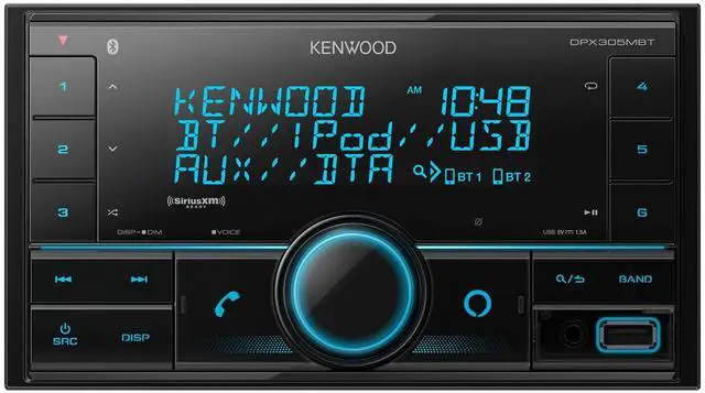 Main image of DPX305MBT Double DIN in-Dash Digital Media Receiver with Bluetooth (Does not Play CDs) | Mechless Car Stereo Receiver | Amazon Alexa Ready - Black
