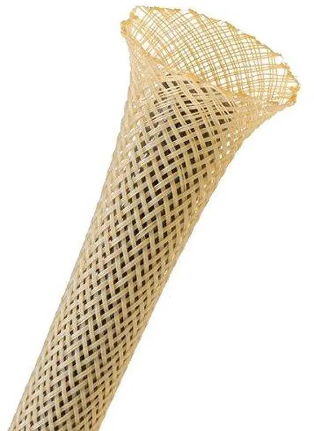 Main image of 1.75" PET Expandable Braided Sleeving - Color: Beige - Length: 200FT