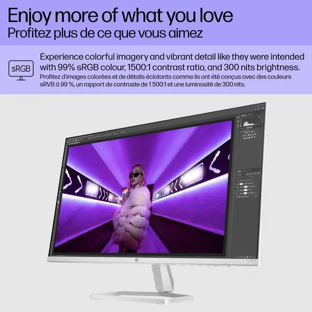 Alt view image 3 of 4 - Series 5 27 inch FHD Monitor, Full HD Display (1920 x 1080), IPS Panel, 99% sRGB, 1500:1 Contrast Ratio, 300 nits, Eye Ease with Eyesafe Certification, 527sw (2024)