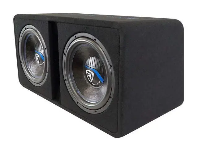 Alt view image 2 of 4 - DK58 Package Dual 8" 1600W Loaded K5 Car Subwoofer Enclosure, DB11 Amp, 2 Ohm, Deep Bass, Compact Design, Easy Installation, for Car Audio Enthusiasts